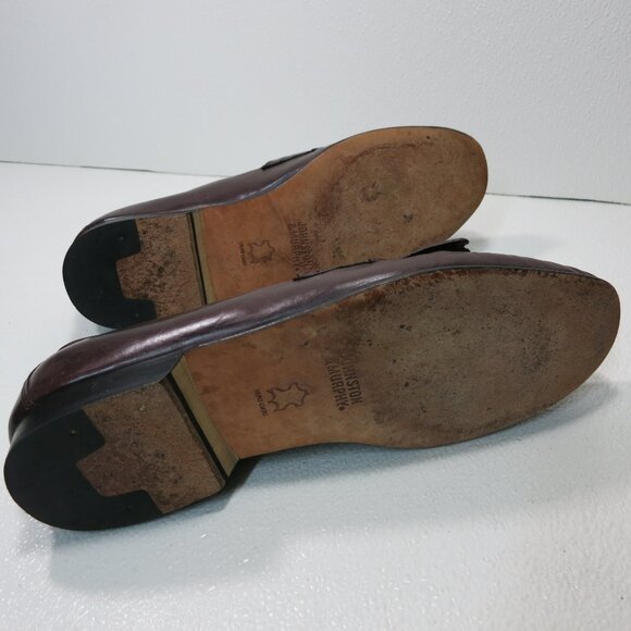 Johnston & Murphy Leather Dress Loafers Shoes Men\'s Footwear Moccasins Sz 10.5 W main image 4